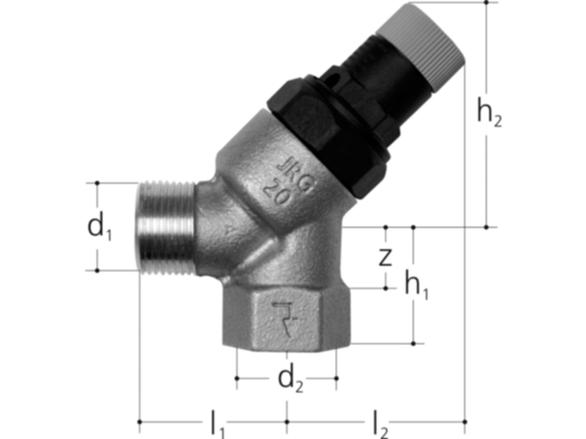 Sicherheitsventil JRGARANT - Ansprechdruck 6 bar
