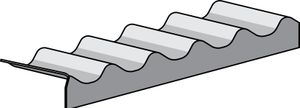 Wellplatten Traufanfänger OA 11R