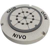 BGS Schachtabdeckung Fig. N490 Nivo - Kl. D400, mit Betonsockel