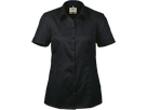 Bluse ½-Arm Business Gr. L, schwarz - 100% Baumwolle, 120 g/m²