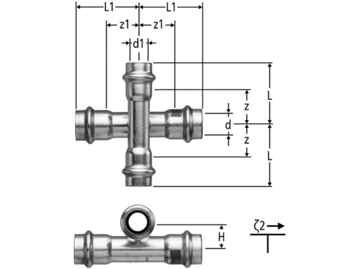 Optipress-Therm Kreuzstück