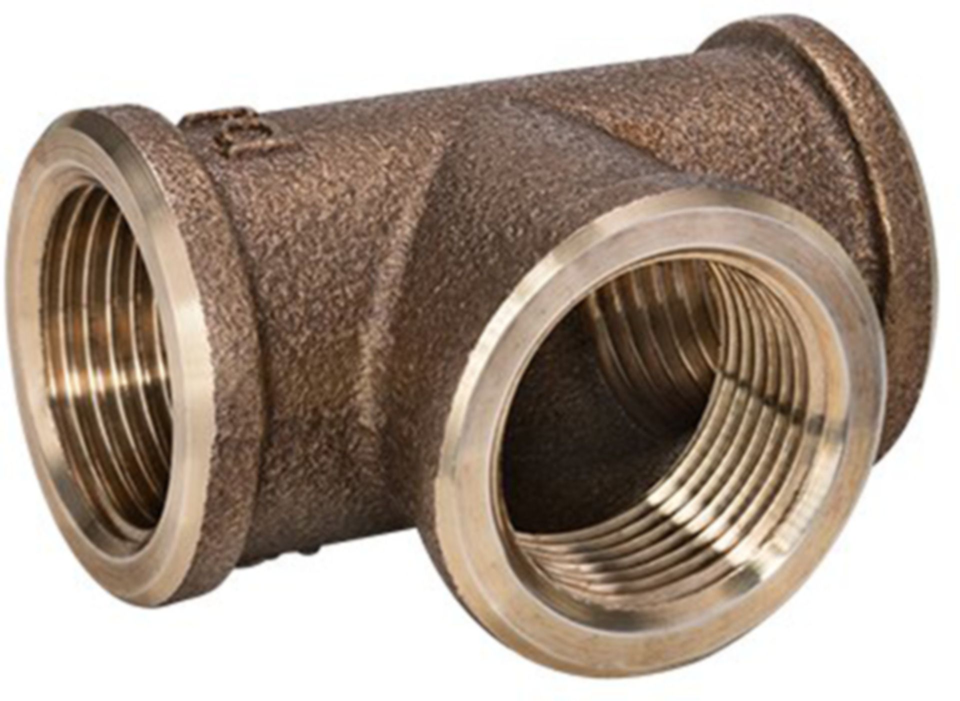 T-Stück egal Rotguss