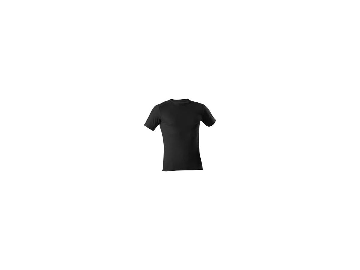 T-Shirt 1/4 Men. black Gr. XL  100% PES - Kurzarm T-Shirt m. Rundhals, Sehr weich!