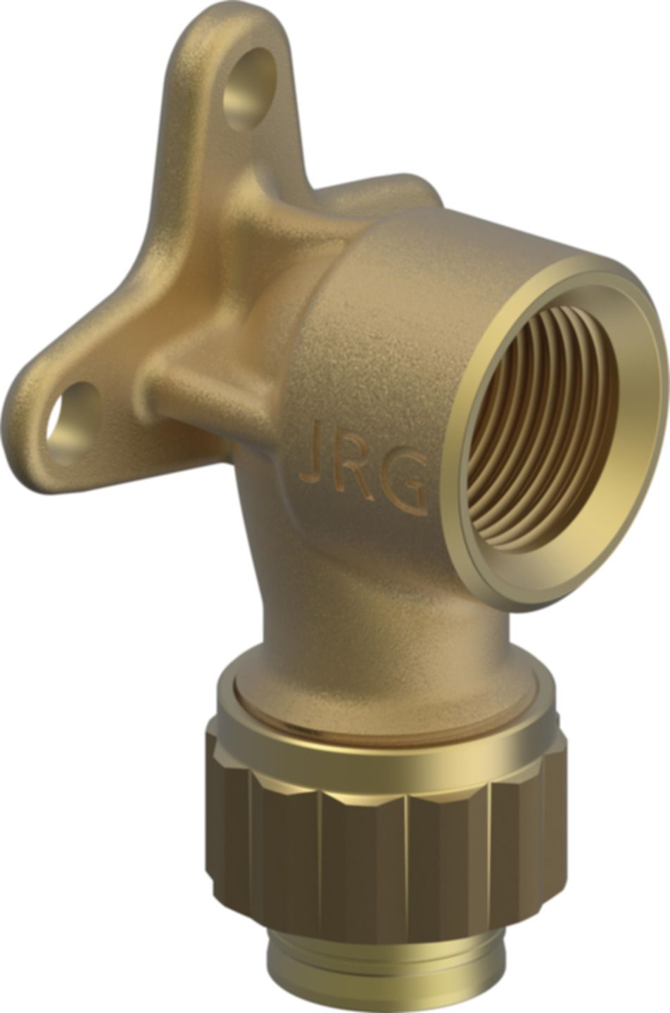 Anschlusswinkel +GF+ JRG Sanipex einfach - mit IG und Bördel-Verschraubung