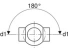 Geberit-Dop.Abzw.  180°   110- 90