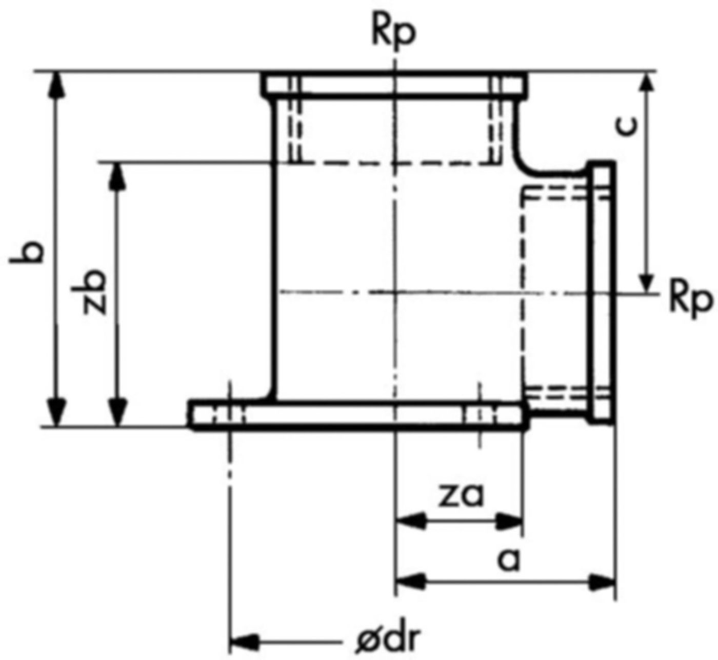Deckenwinkel 90° +GF+ Serie 8000