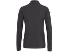 Damen Longsleeve-Poloshirt Mikralinar - Gr. 4XL, karbongrau