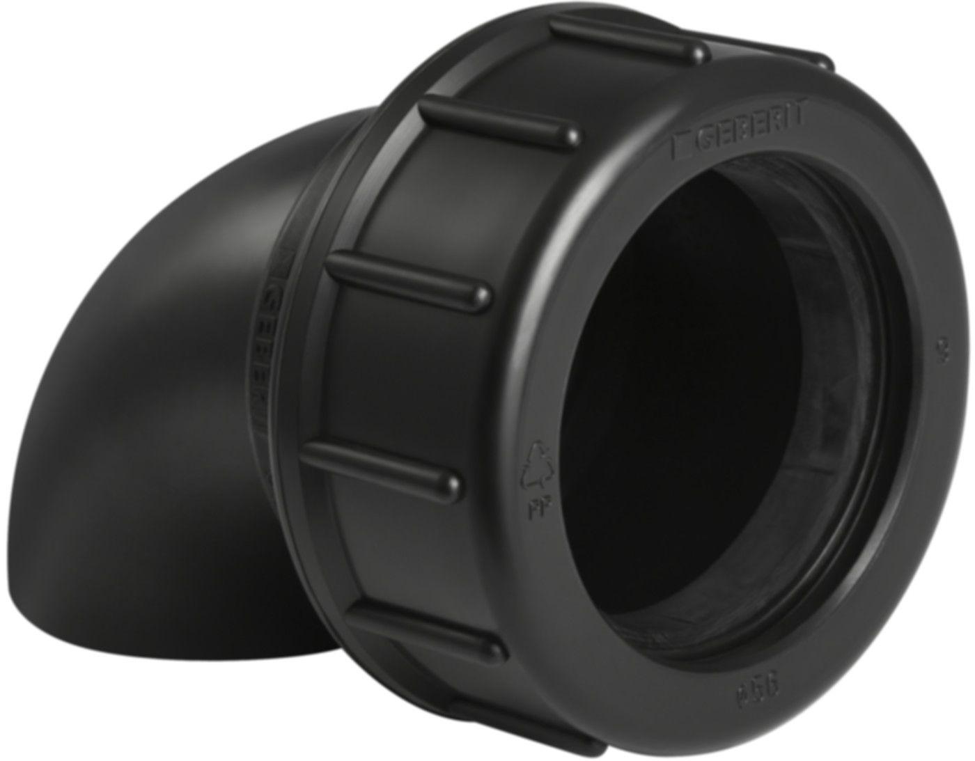Geberit PE Bogen 90° mit Verschraubung
