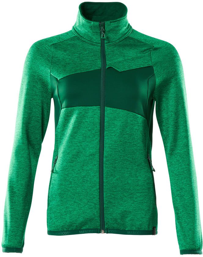 Fleecepullover mit Reissverschluss - Damenpassform, 94% PES / 6% EL, 260 g/m2