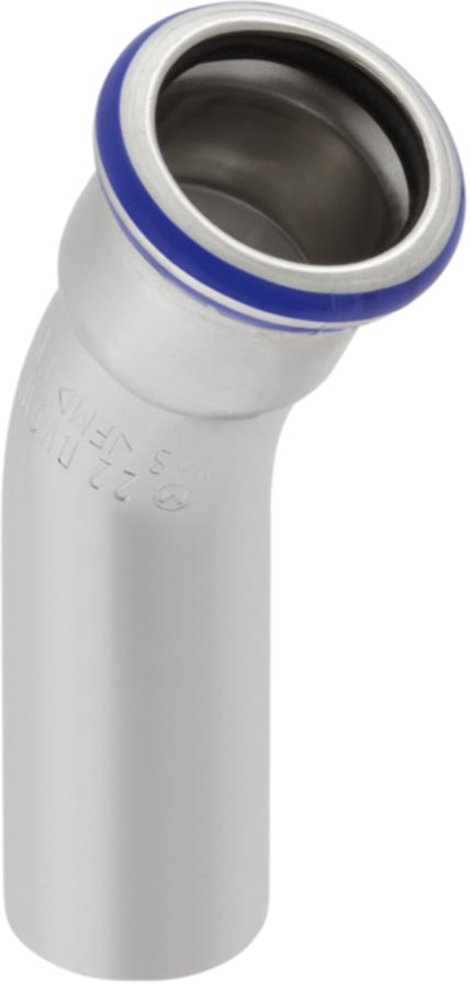 Mapress Edelstahl Bogen 30° - mit Steckende, 1.4401