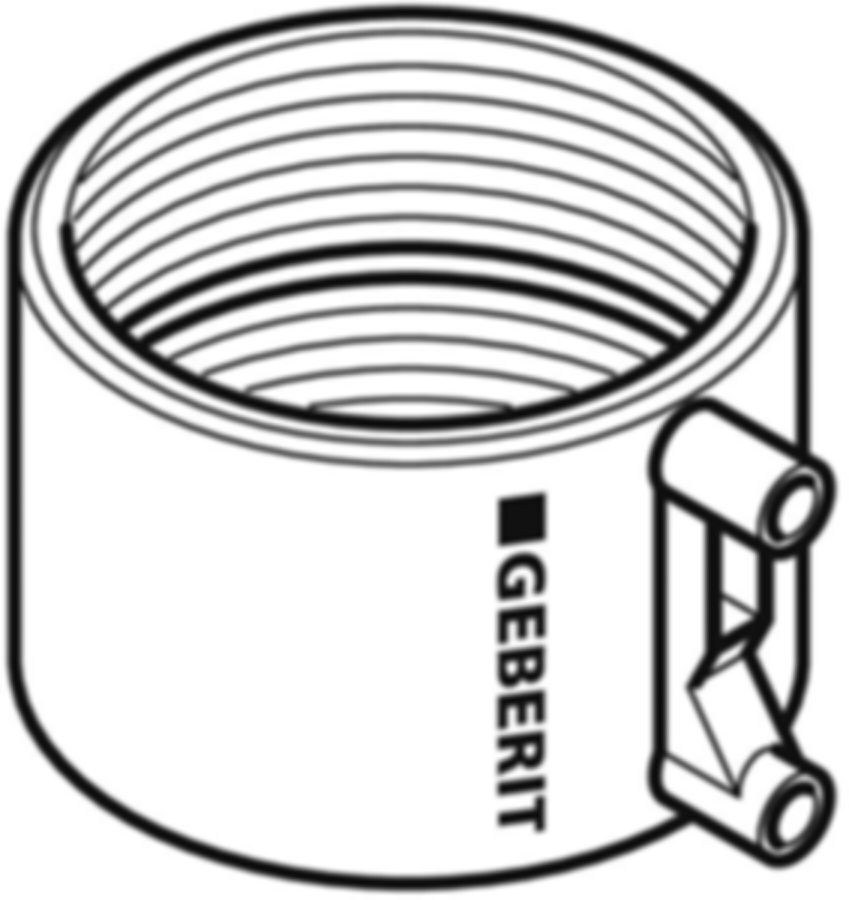 Geberit PE Elektromuffe mit Indikator