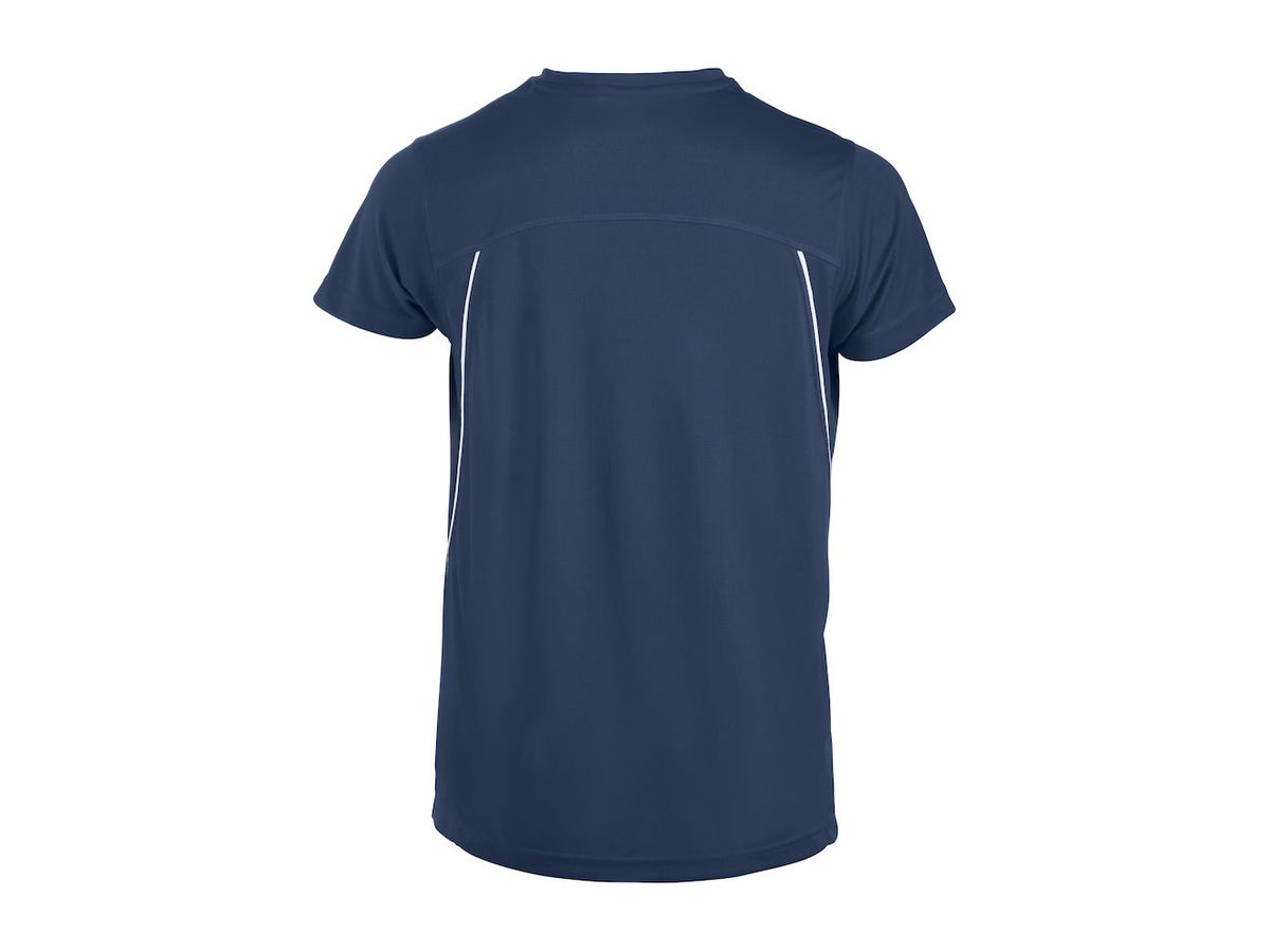 CLIQUE Ice Sport T-Shirt Gr. XS - marine/weiss, 100% PES, 150 g/m²