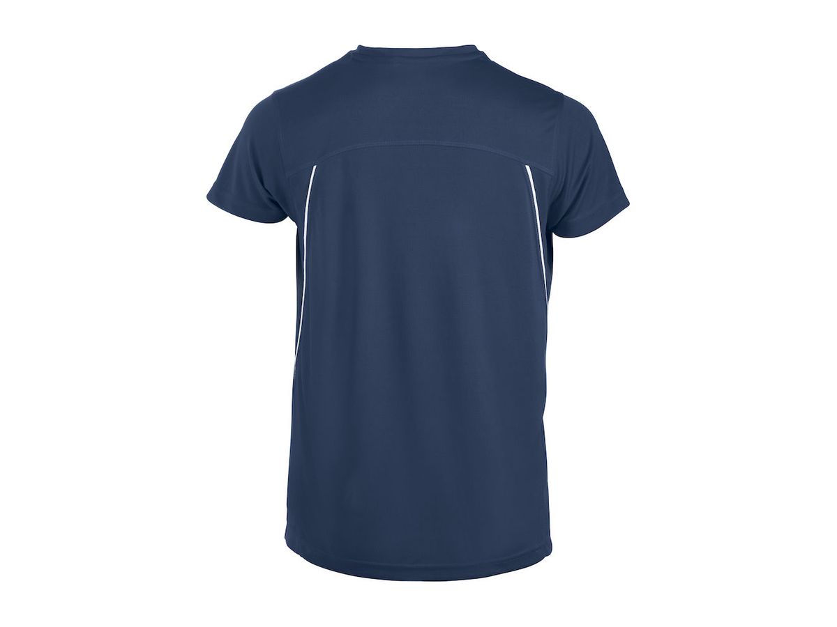 CLIQUE Ice Sport T-Shirt Gr. 2XL - marine/weiss, 100% PES, 150 g/m²