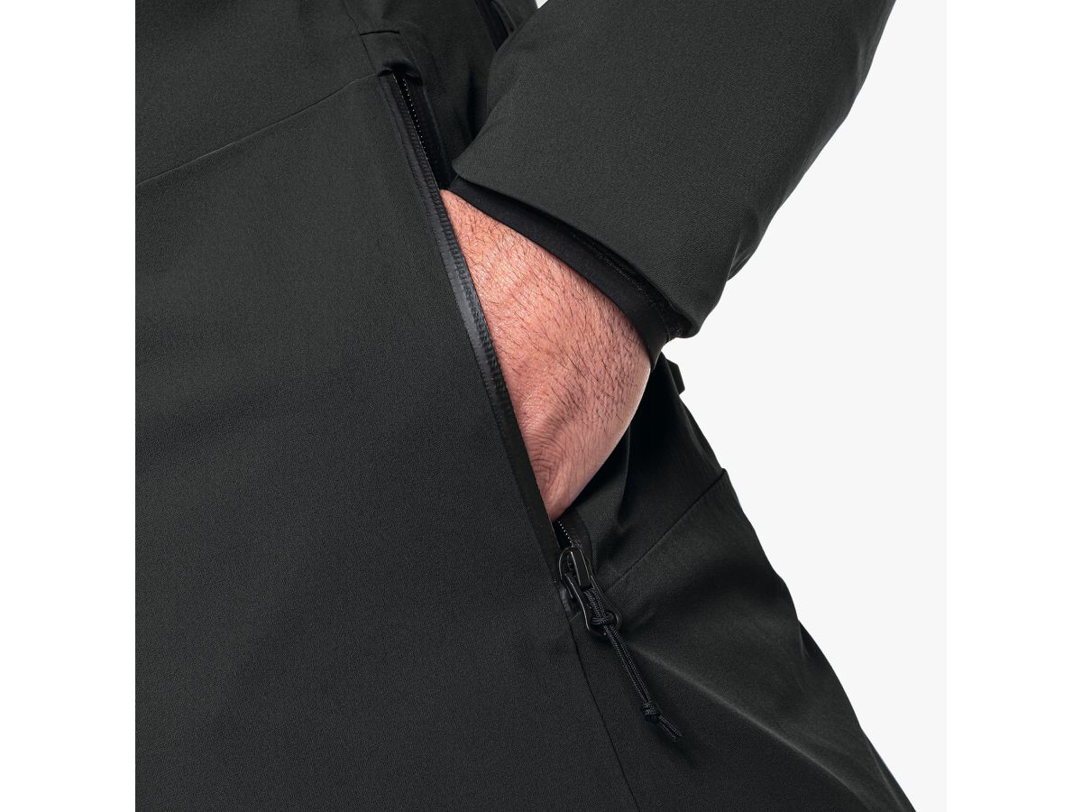 Wetterschutzjacke Zipln Herren Gr. 3XL - 88%Nylon 12%Elasthan, grün