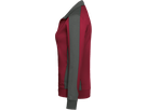 Damen-Sw.Ja. Co. Perf. 4XL weinrot/anth. - 50% Baumwolle, 50% Polyester, 300 g/m²