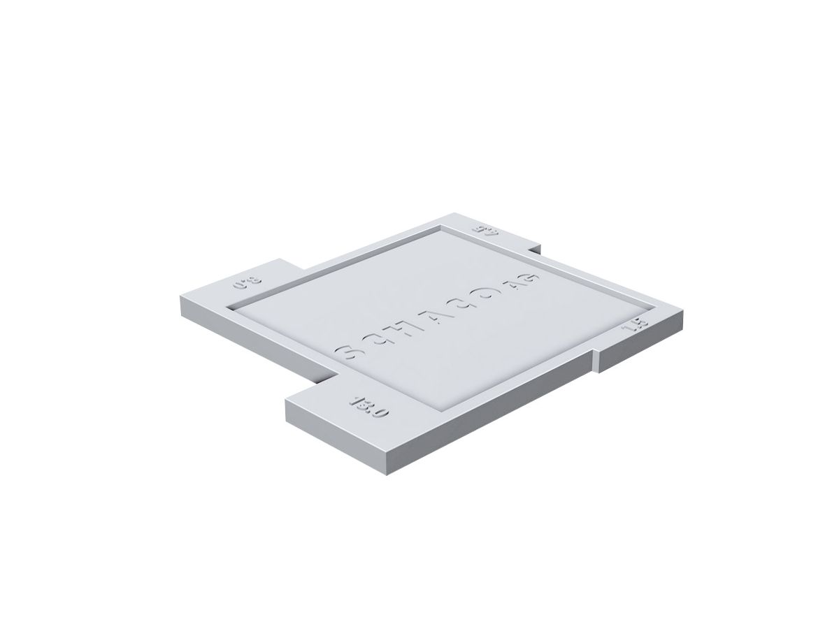 Schablone für Stellschrauben - 83.5 x 75.5 x 5 mm