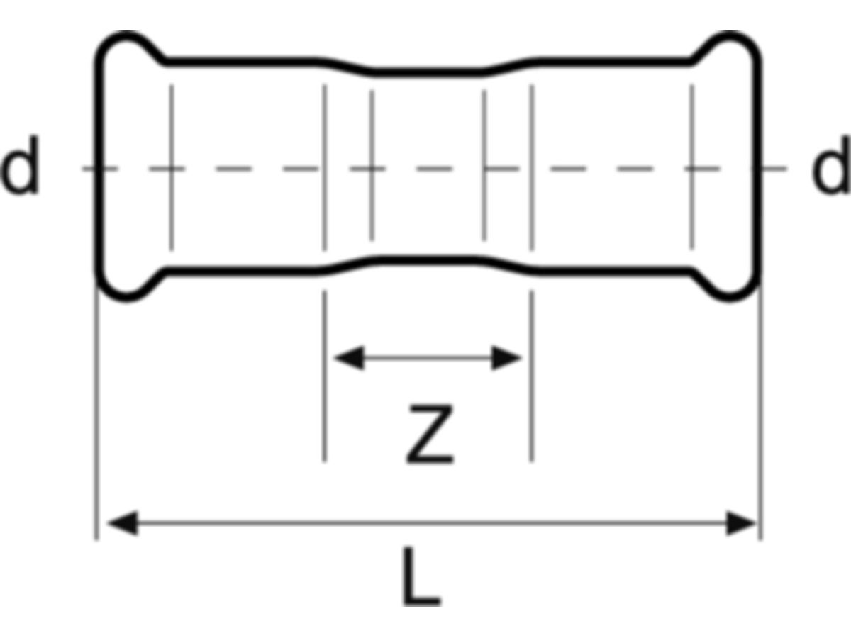 Kupplung C-Stahl - Eurotubi