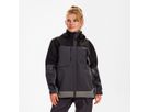ENTIRE Damen Shelljacke Gr. 2XL - Anthrazitgrau/Schwarz