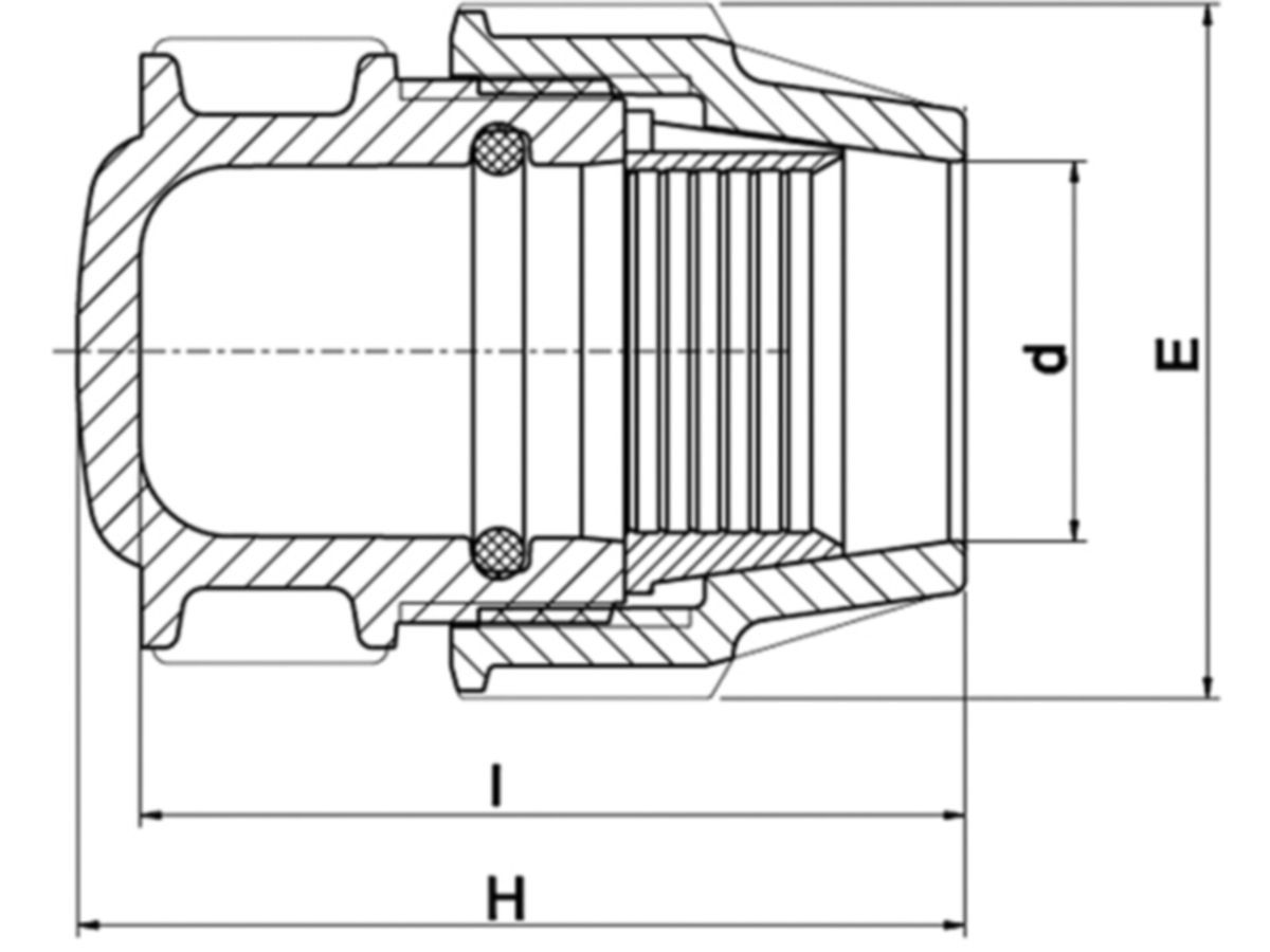 Plasson Endkappe - Typ 7120