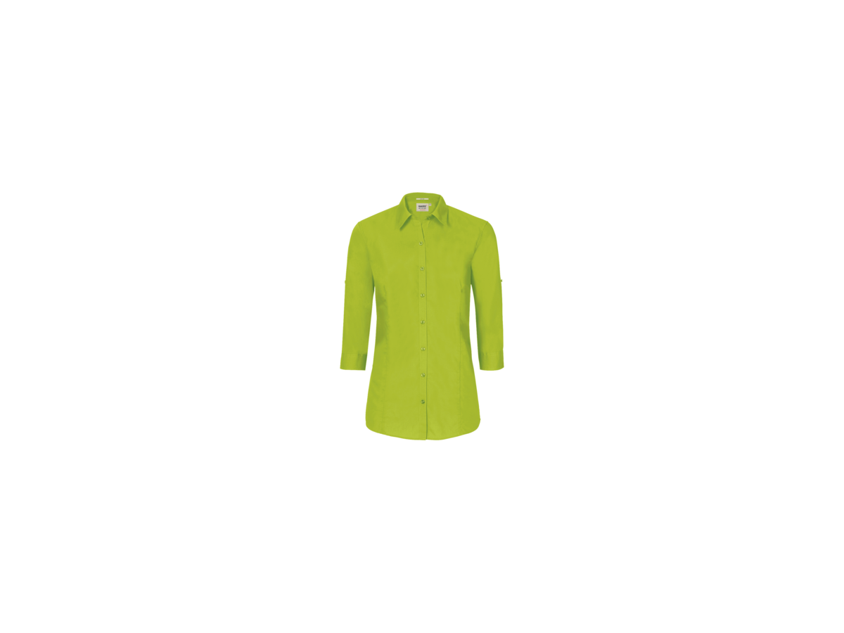 Bluse Vario-¾-Arm Perf. Gr. XS, kiwi - 50% Baumwolle, 50% Polyester, 120 g/m²