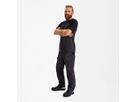 ENTIRE Herren T-Shirt Gr. M - Anthrazitgrau/Schwarz