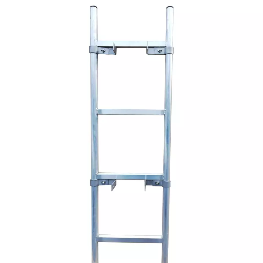MS Norm Schachtleitern Aluminium - ohne PVC-Deckel
