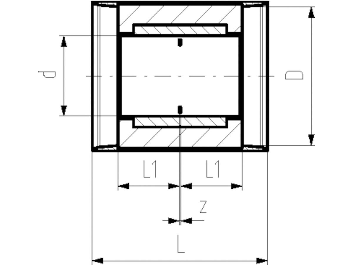 +GF+ COOL-FIT 2.0 Muffe 110/160 mm - PN16