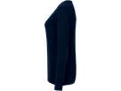 HAKRO Damen Pullover, Gr. L - Farbe: tinte, Premium Baumwolle
