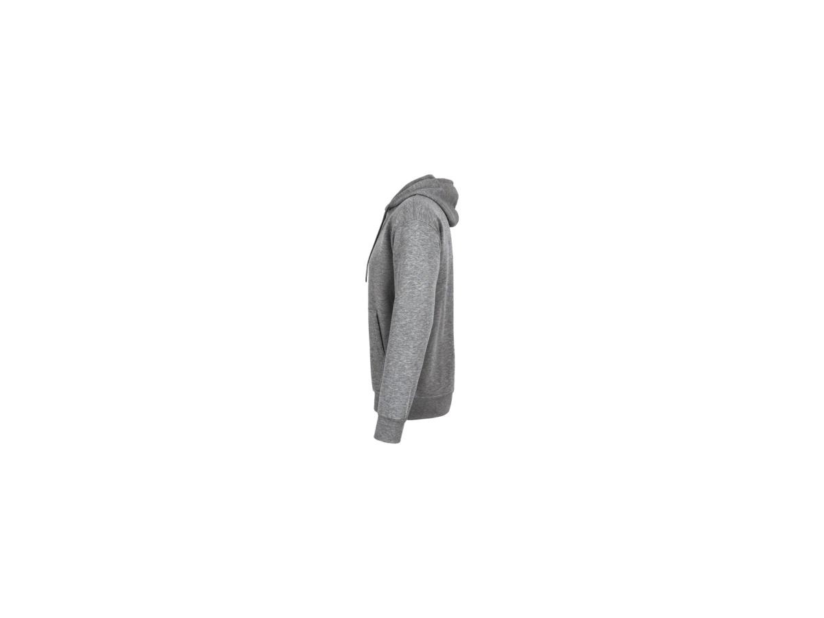 Kapuzen-Sweatshirt Premium S grau mel. - 60% Polyester, 40% Baumwolle, 300 g/m²