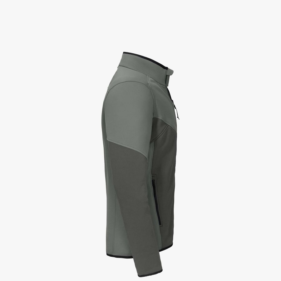 Arbeitsjacke Zipln Herren Gr. 3XL - 94%Polyester 6%Elasthan, grau