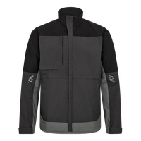 ENTIRE Arbeitsjacke Gr. 2XL - Anthrazitgrau/Schwarz, 2-Wege-Stretch