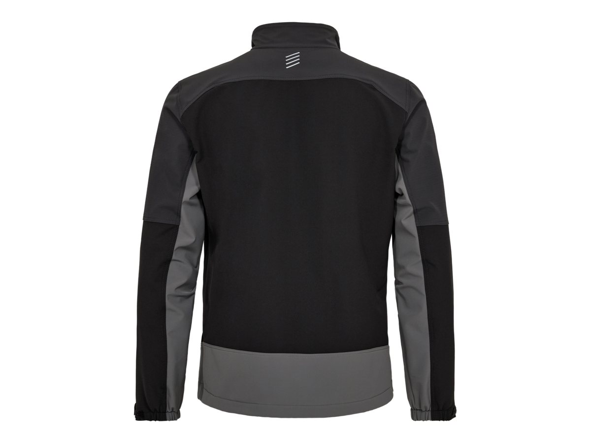 ENTIRE Arbeitsjacke Gr. 6XL - Schwarz/Anthrazitgrau, 4-Wege-Stretch