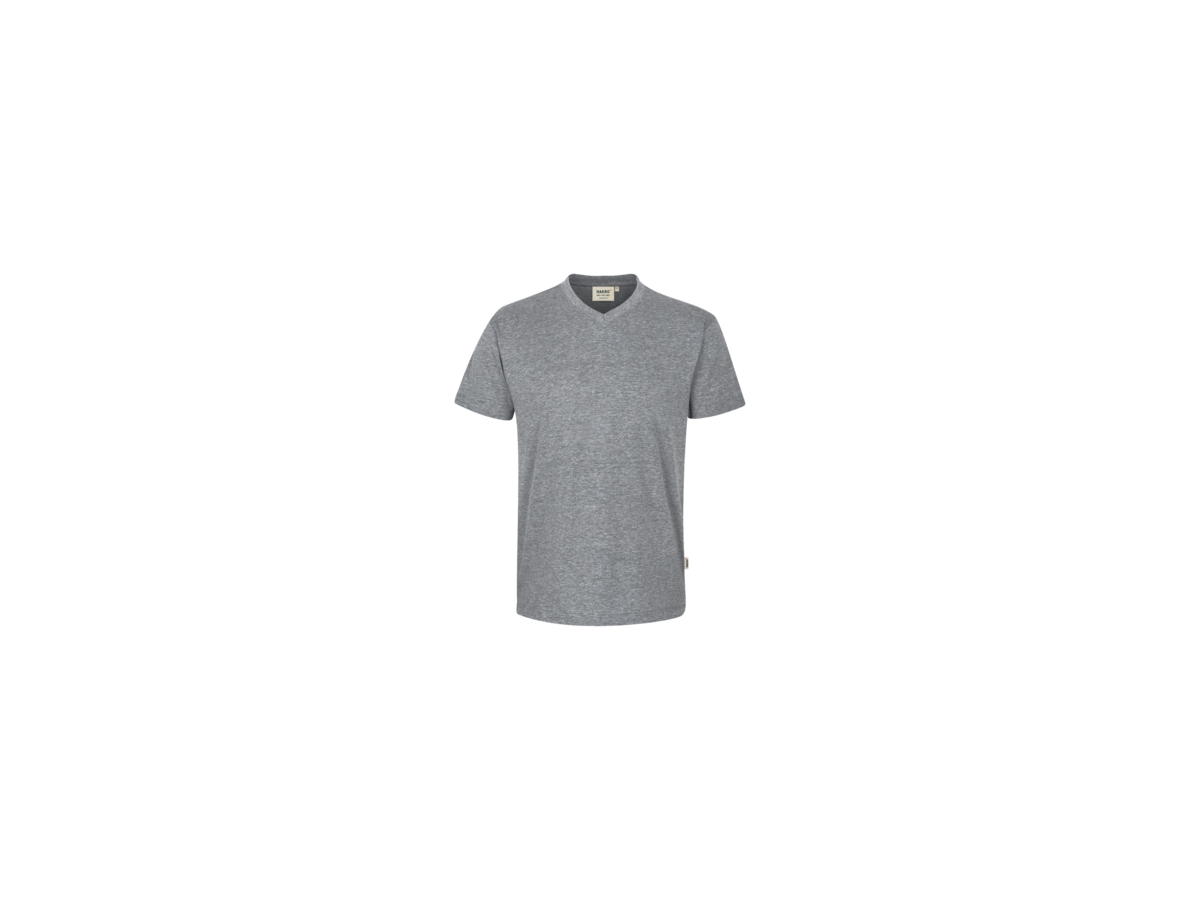 V-Shirt Classic Gr. S, grau meliert - 85% Baumwolle, 15% Viscose
