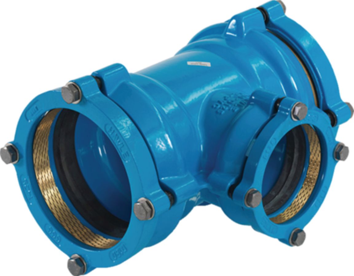 Steckmuffen-T System 2000, PN 16 - 7260