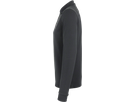 Longsleeve-Poloshirt Perf. XL anthrazit - 50% Baumwolle, 50% Polyester, 220 g/m²