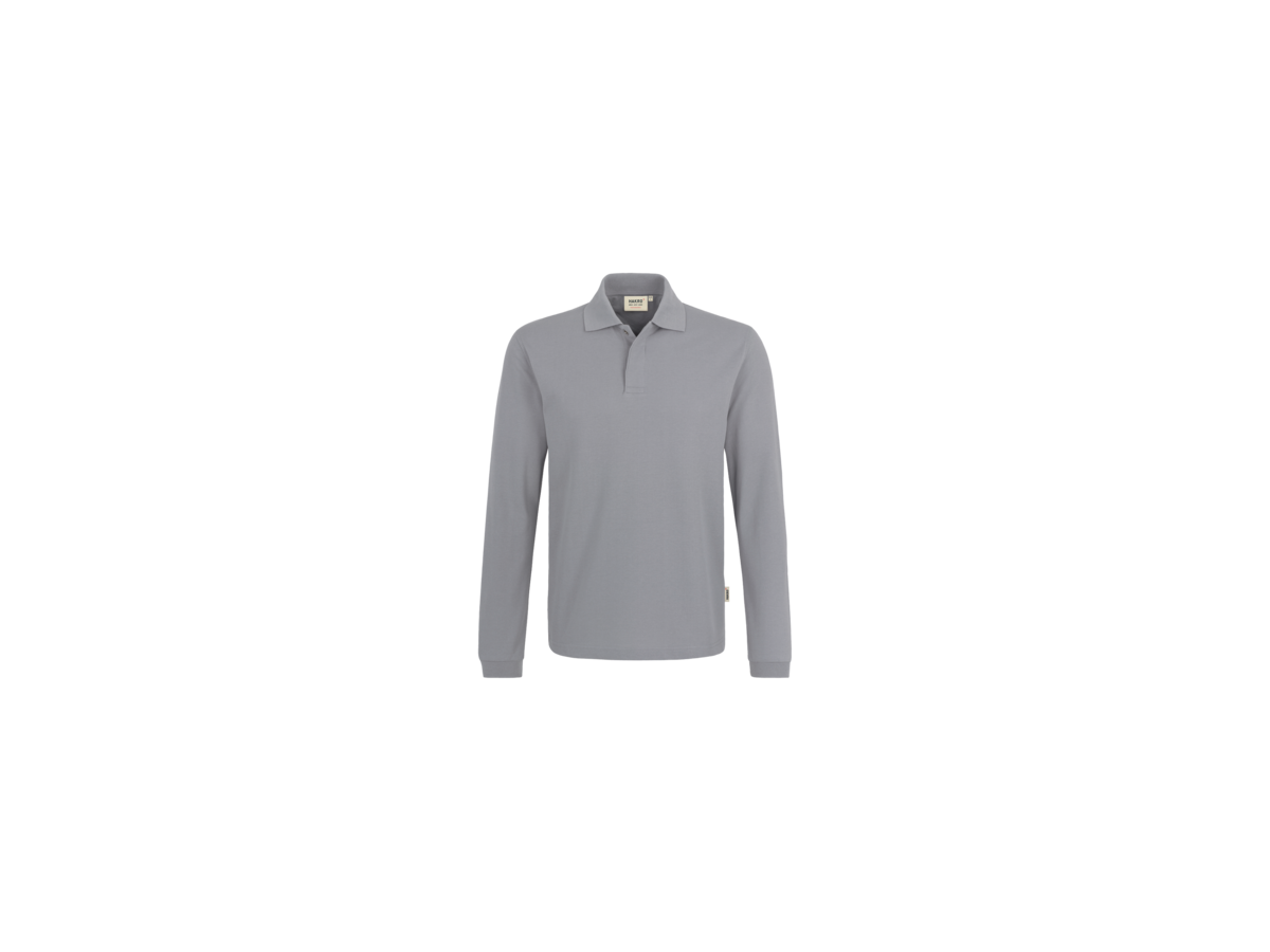 Longsleeve-Polosh. HACCP-Perf. 6XL titan - 50% Baumwolle, 50% Polyester, 220 g/m²