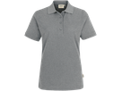 Damen-Poloshirt Perf. 4XL grau meliert - 50% Baumwolle, 50% Polyester, 200 g/m²