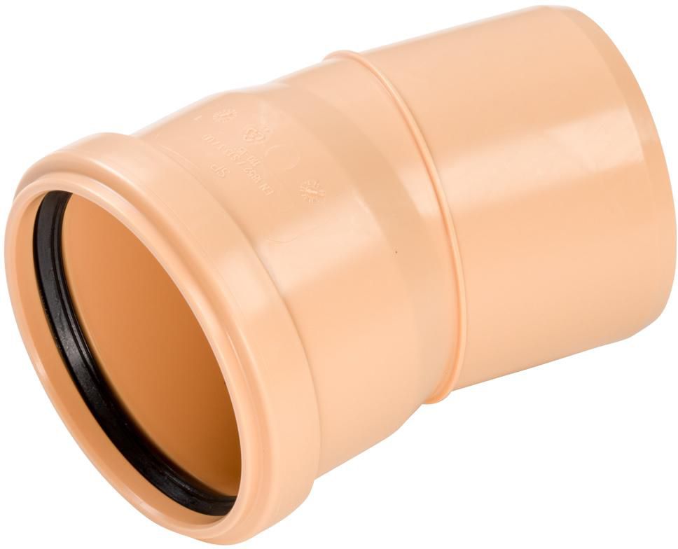 Bogen PP-HM, SN 12 15° - inkl. Dichtung
