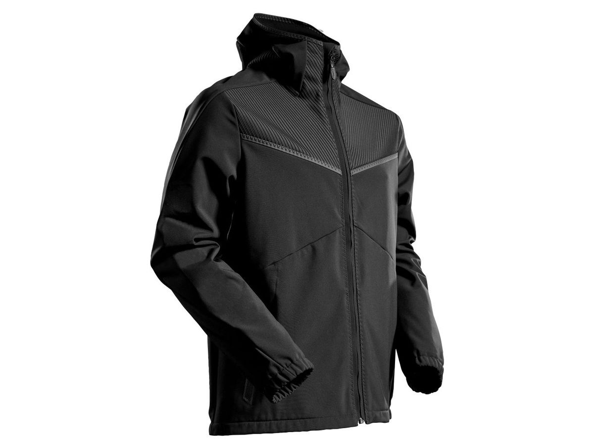 MASCOT® Jacke, schwarz Gr. 3XL - 61% Recyceltes Poly/36% Poly/3% Elasthan