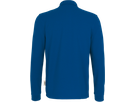 Longsleeve-Polosh. Perf. M ultramar.-b. - 50% Baumwolle, 50% Polyester, 220 g/m²