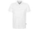 Poloshirt COOLMAX Gr. XS, weiss - 100% Polyester, 150 g/m²