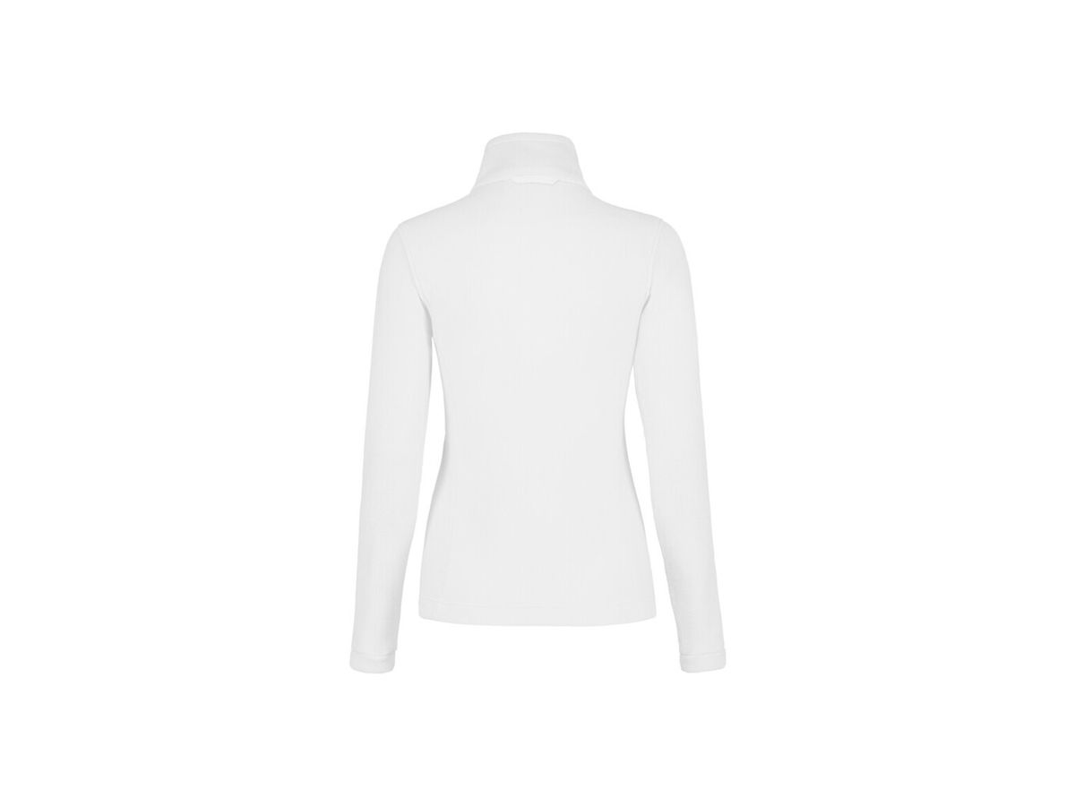 Damen-Fleecejacke Gr. L, weiss - 100% Polyester, ECO