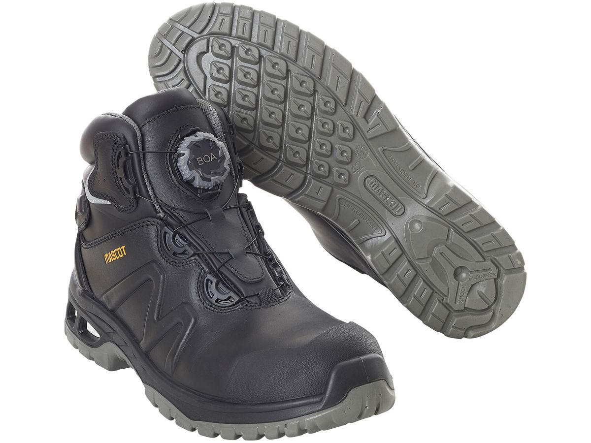 Sicherheitsstiefel S3 mit Boa-Verschluss - Gr. 1042, schwarz