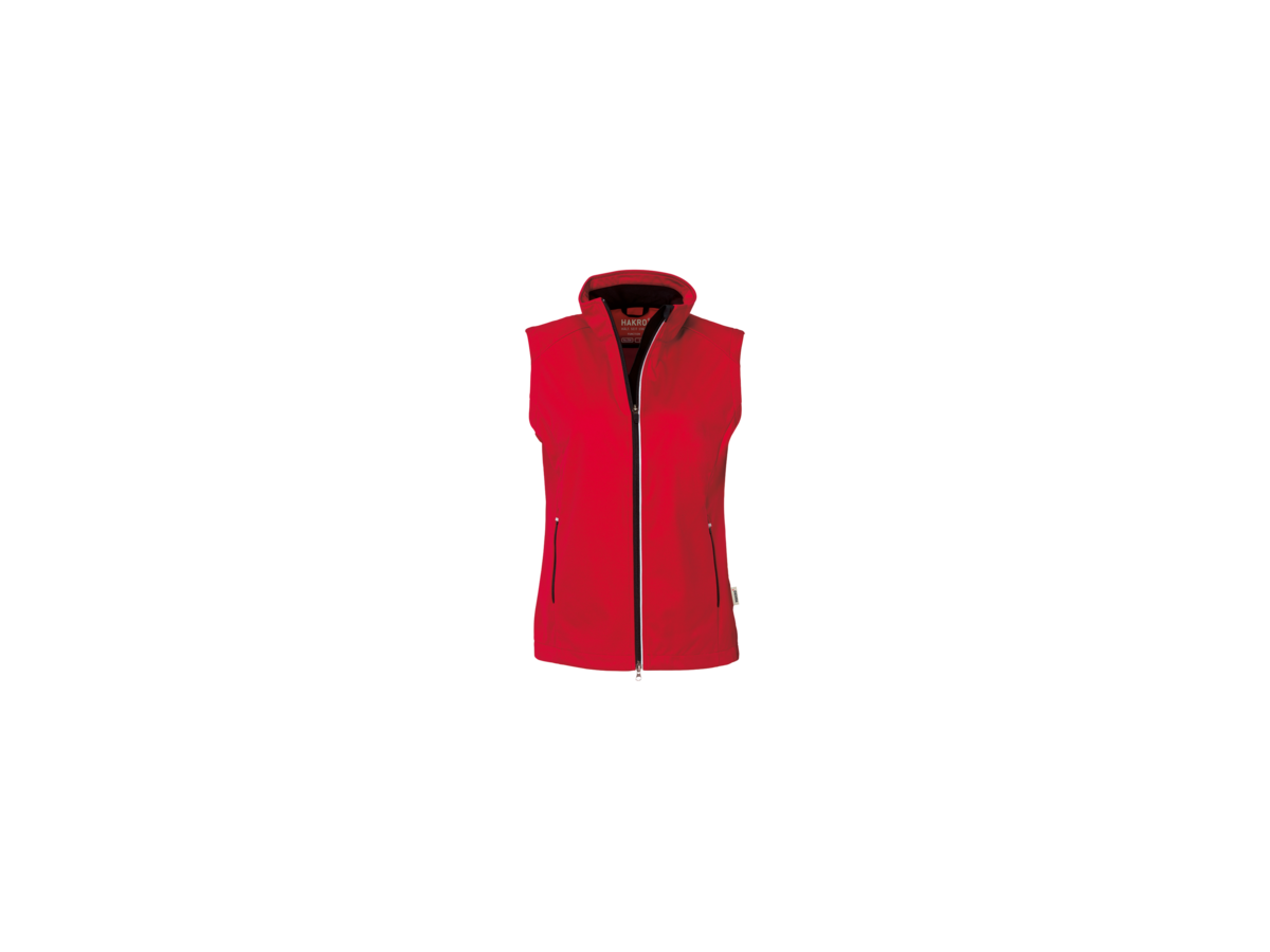 Damen-Light-Softsh.weste Sarina 5XL rot - 100% Polyester, 170 g/m²