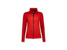 Damen-Fleecejacke Gr. S, rot - 100% Polyester, ECO