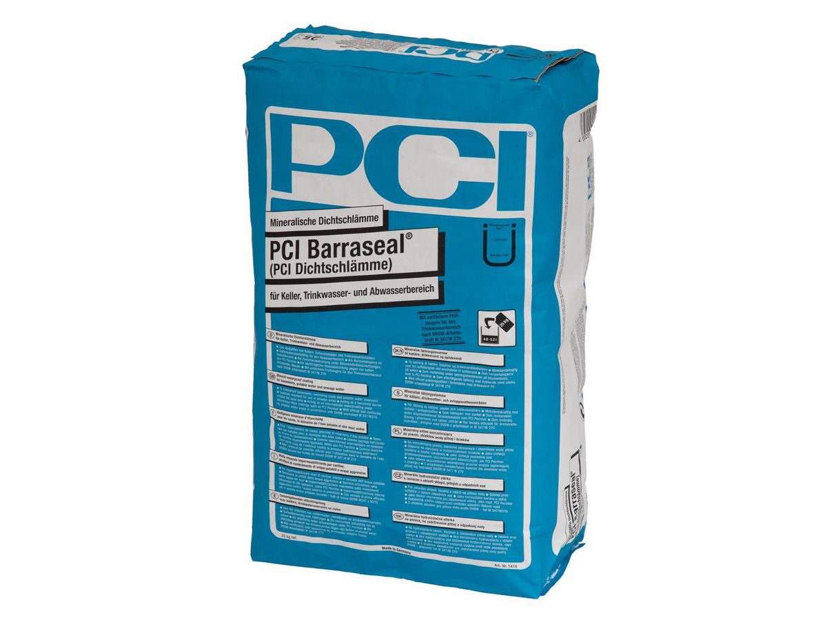 PCI Barraseal grau à 25 kg - Wasserdichte Beschichtung