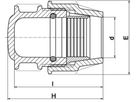 Plasson-Endkappe 7120  75 mm