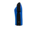 Poloshirt Mikralinar Contrast Gr. 2XL - royalblau/schwarz, Damen