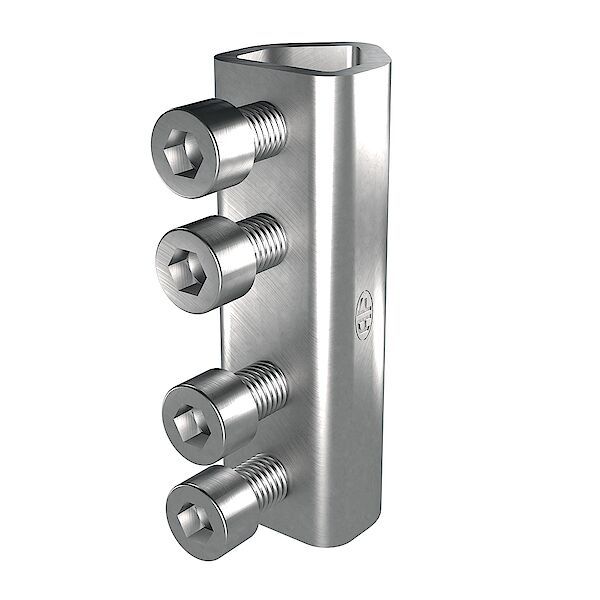 Messtrennmuffe mit Inbusschraube M6x10 - aus Kupfer blank