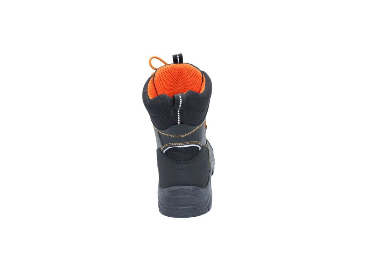 Bormio Sicherheitsschnürstiefe, Gr.47 - SAFETY Mythen, schwarz/orange